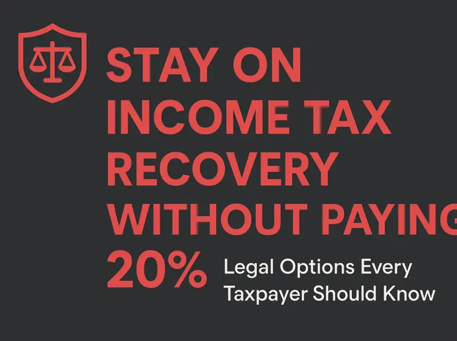 stay on income tax recovery