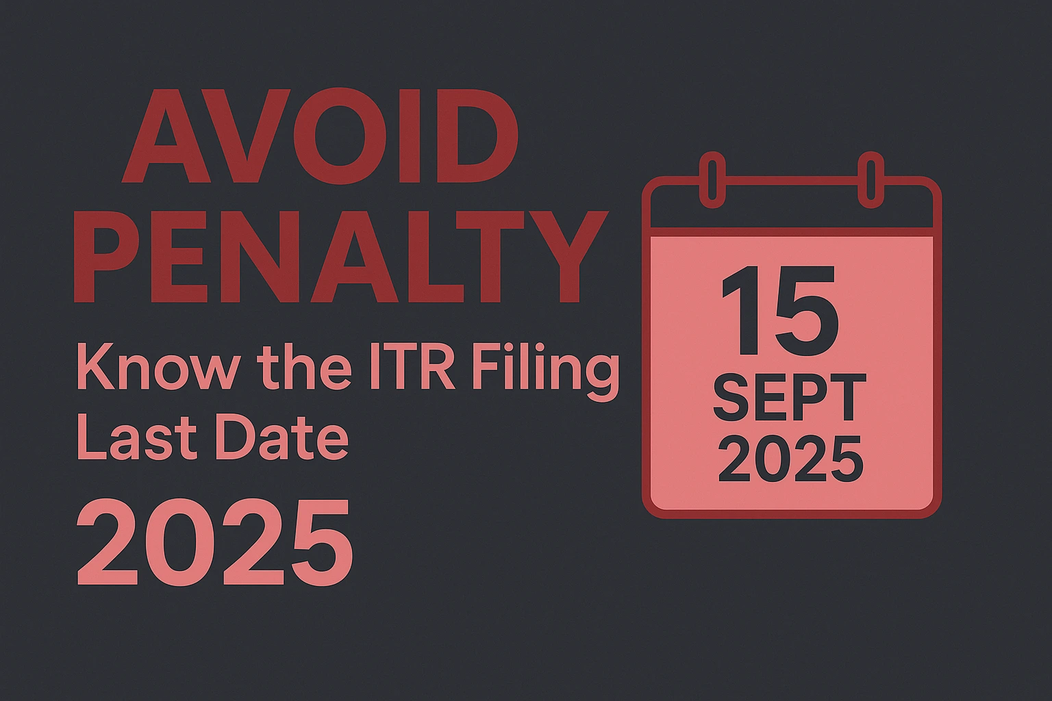 ITR filing last date 2025