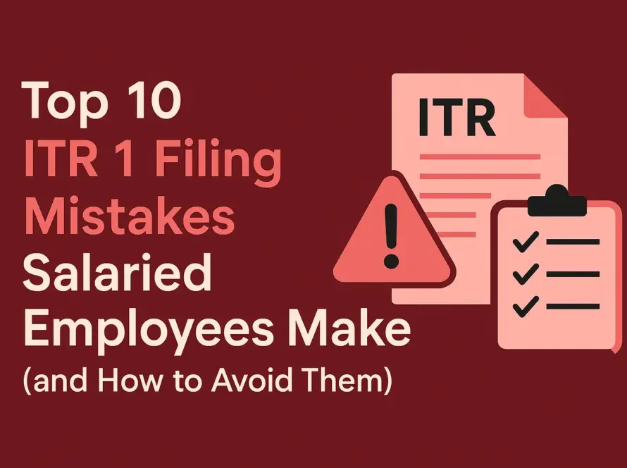 ITR 1 filing mistakes