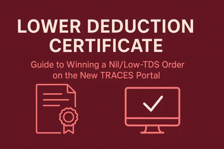 Lower Deduction Certificate