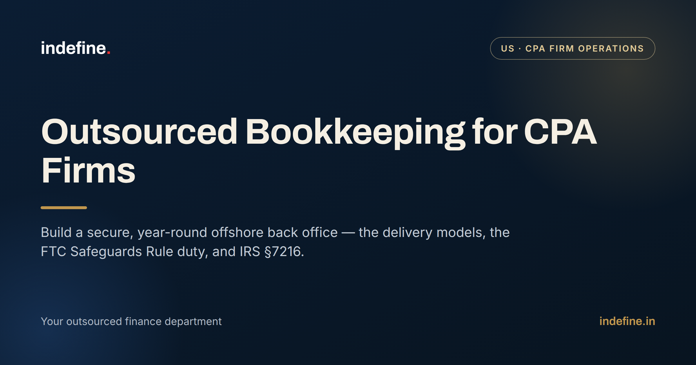 Outsourced Bookkeeping for CPA Firms: Building a Year-Round Back Office