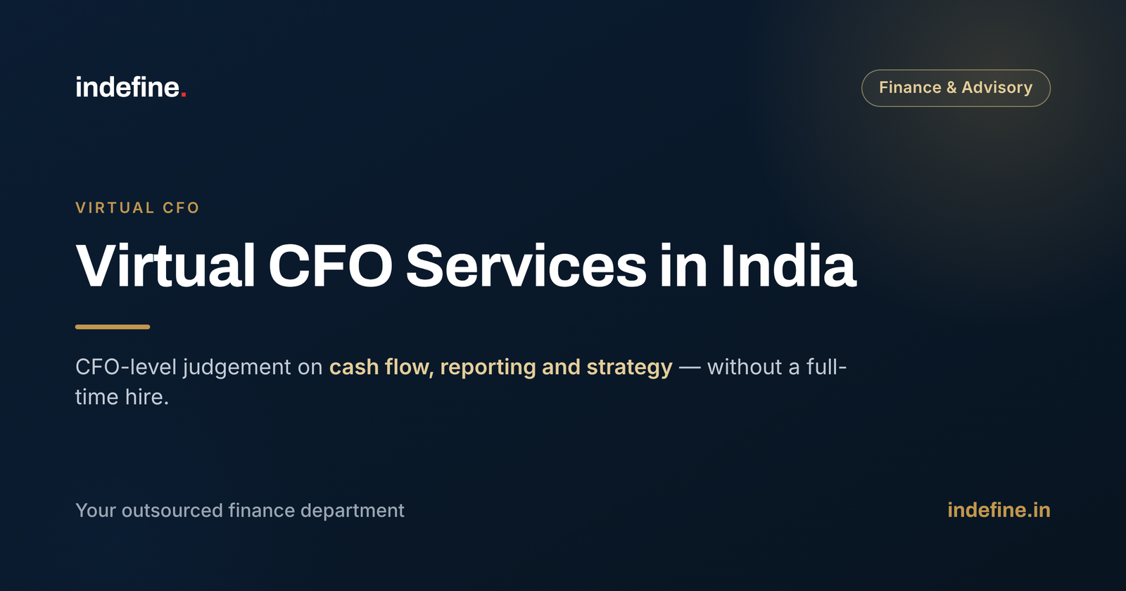 Virtual CFO Services in India: What the Role Covers, and When Your Business Is Ready for One
