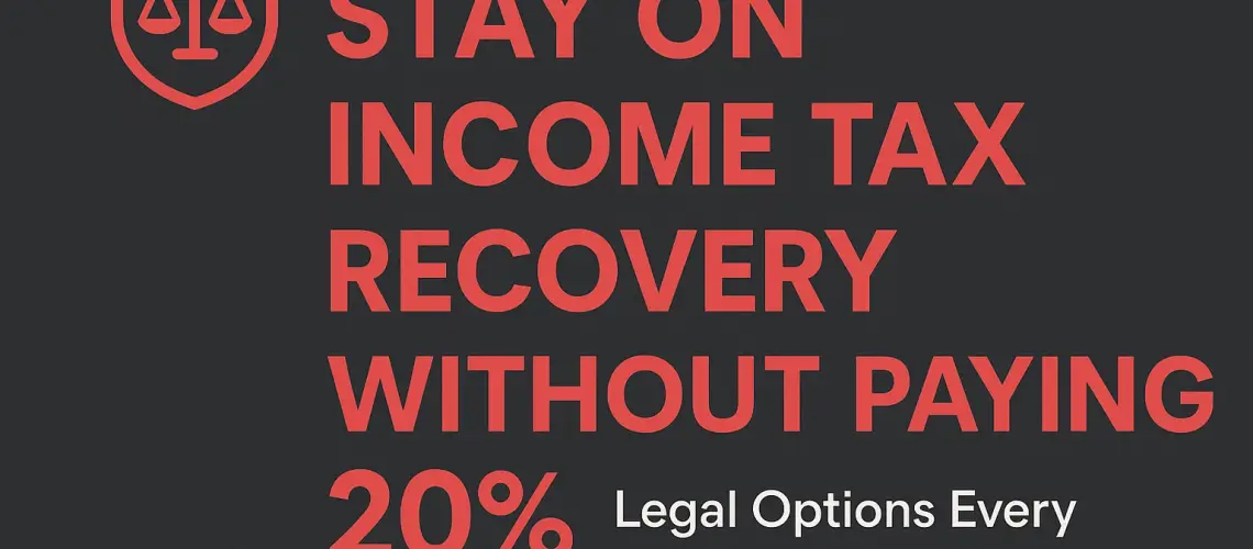 stay on income tax recovery